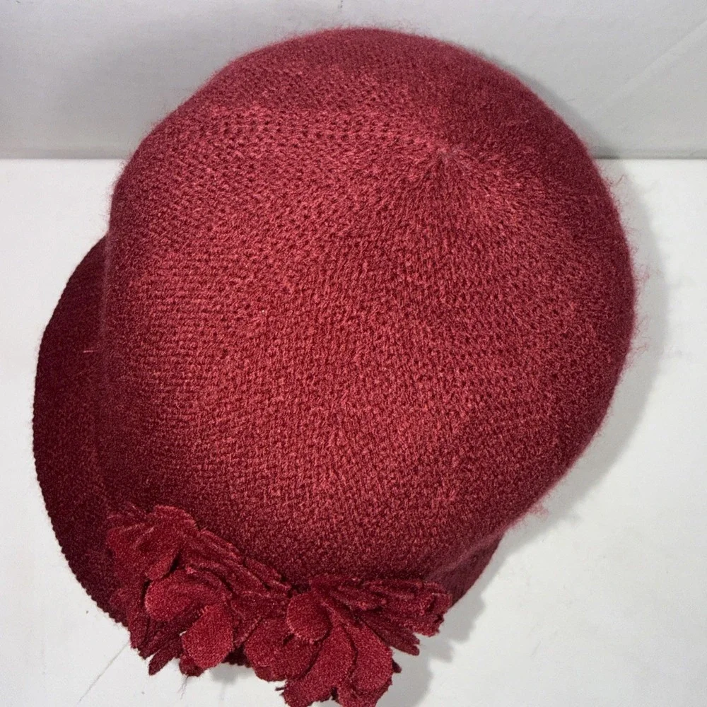 August Hat Company Red Floral Rose Cottage Garden Retro Whimsy‎ Bucket Hat